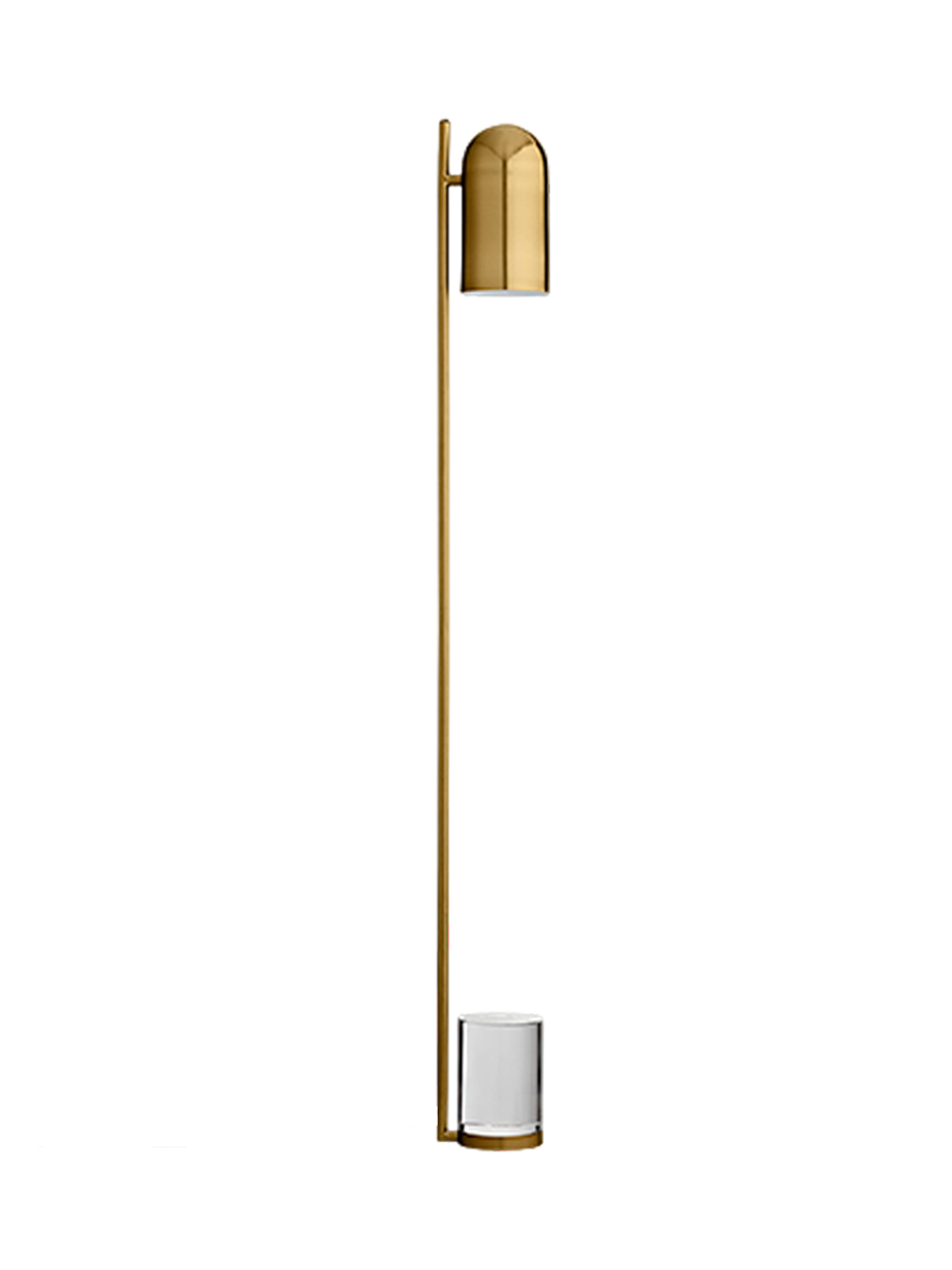 
"Luceo" Designer Floor Lamp - Gold