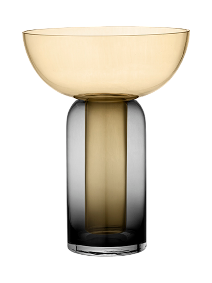 
Vase design « Torus » Ø 25 x 33 cm - Ambre