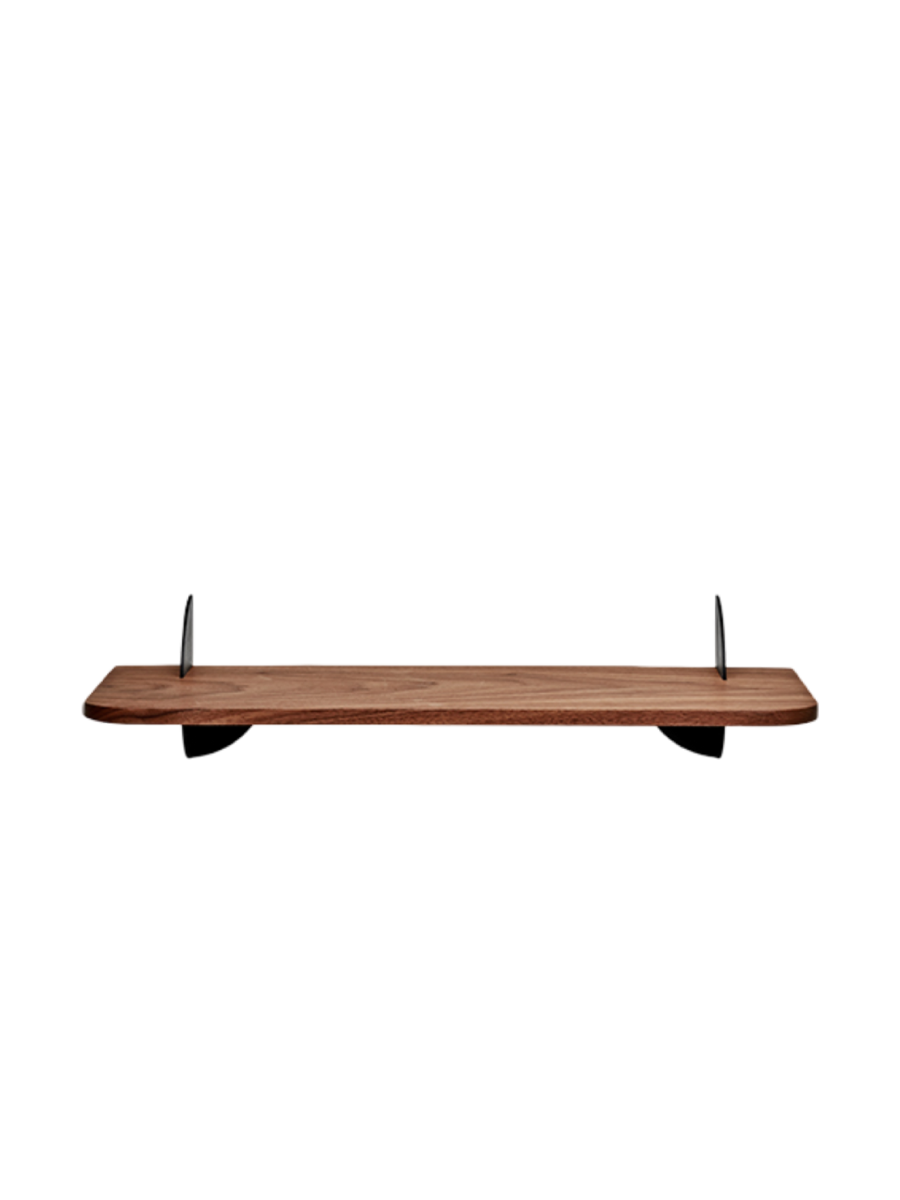 
Étagère murale design « Aedes » - Noyer / Noir