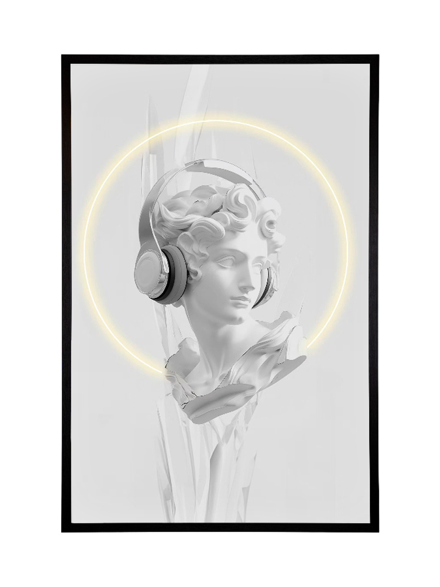 
Design Wandbild „Busto II“ mit LED-Beleuchtung