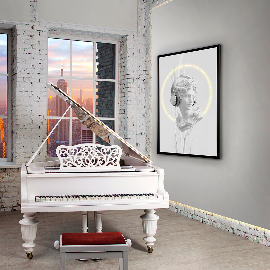 
Quadro da parete di design “Busto II” con illuminazione LED
