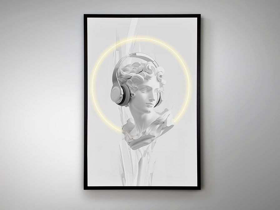 
Quadro da parete di design “Busto II” con illuminazione LED