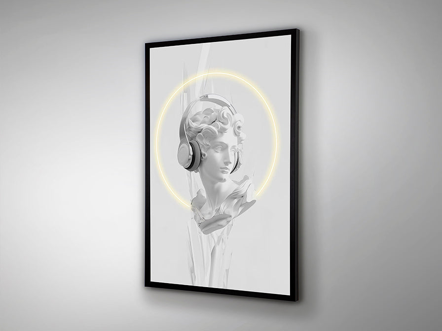 
Quadro da parete di design “Busto II” con illuminazione LED