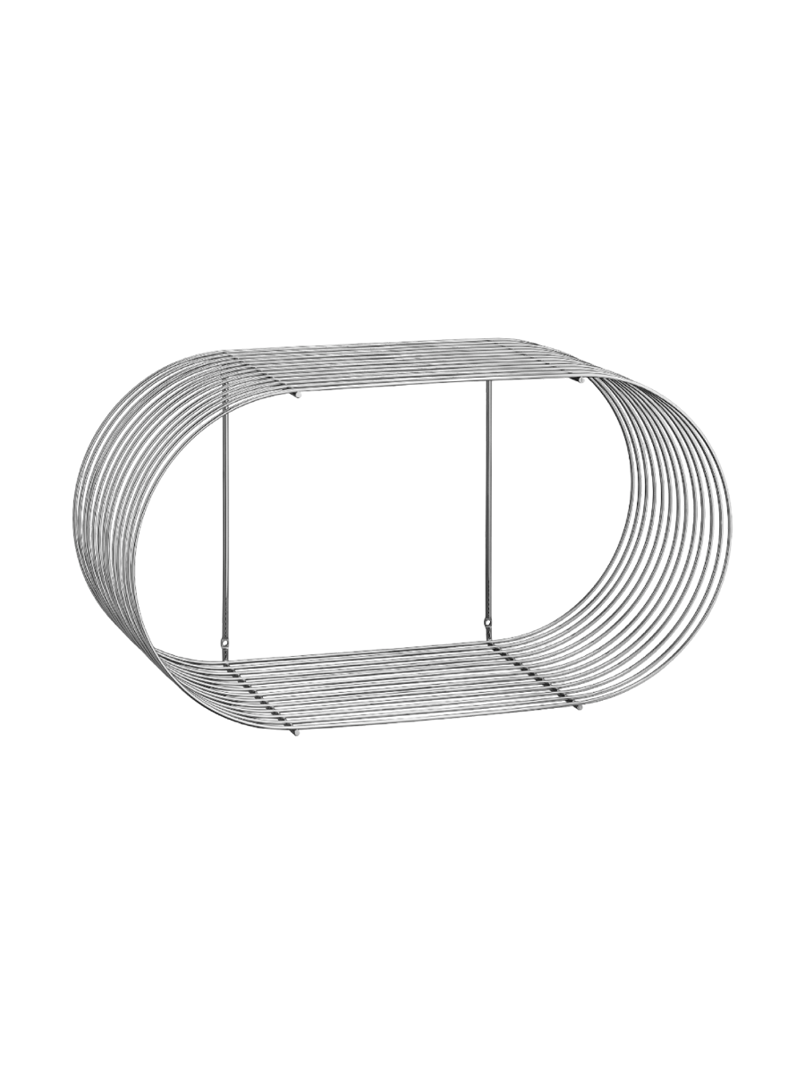 
Étagère murale design « Curva » – Argent - Moyen