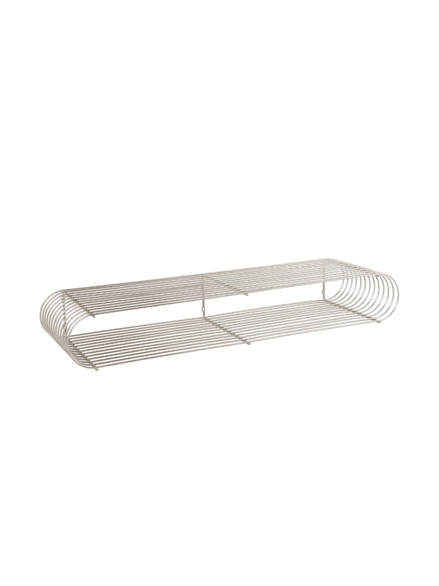 
Étagère murale design « Curva » – Argent - Grand