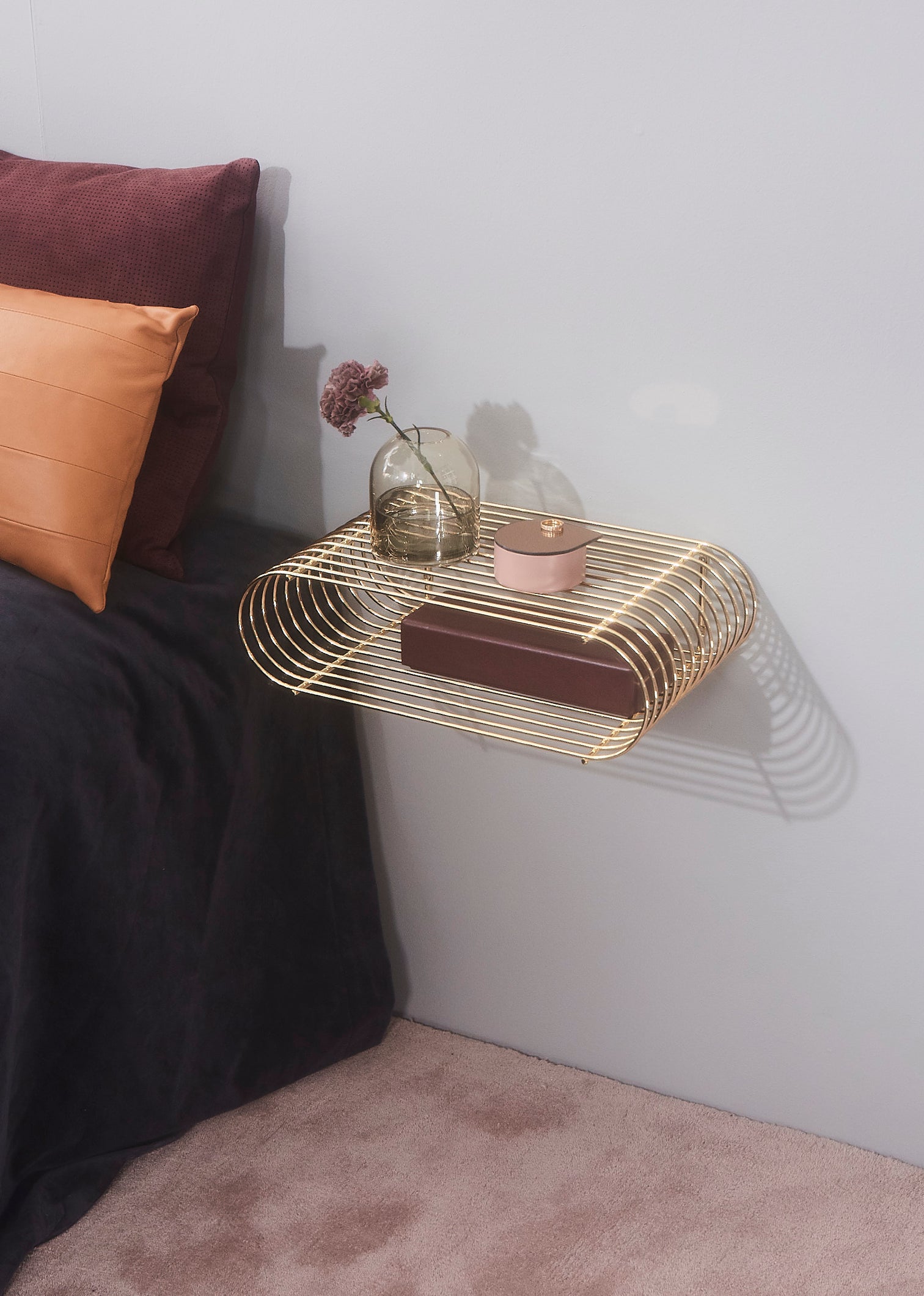 
Étagère murale design « Curva » – Or - Petit
