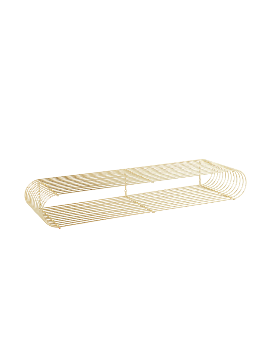 
Étagère murale design « Curva » – Or - Grand