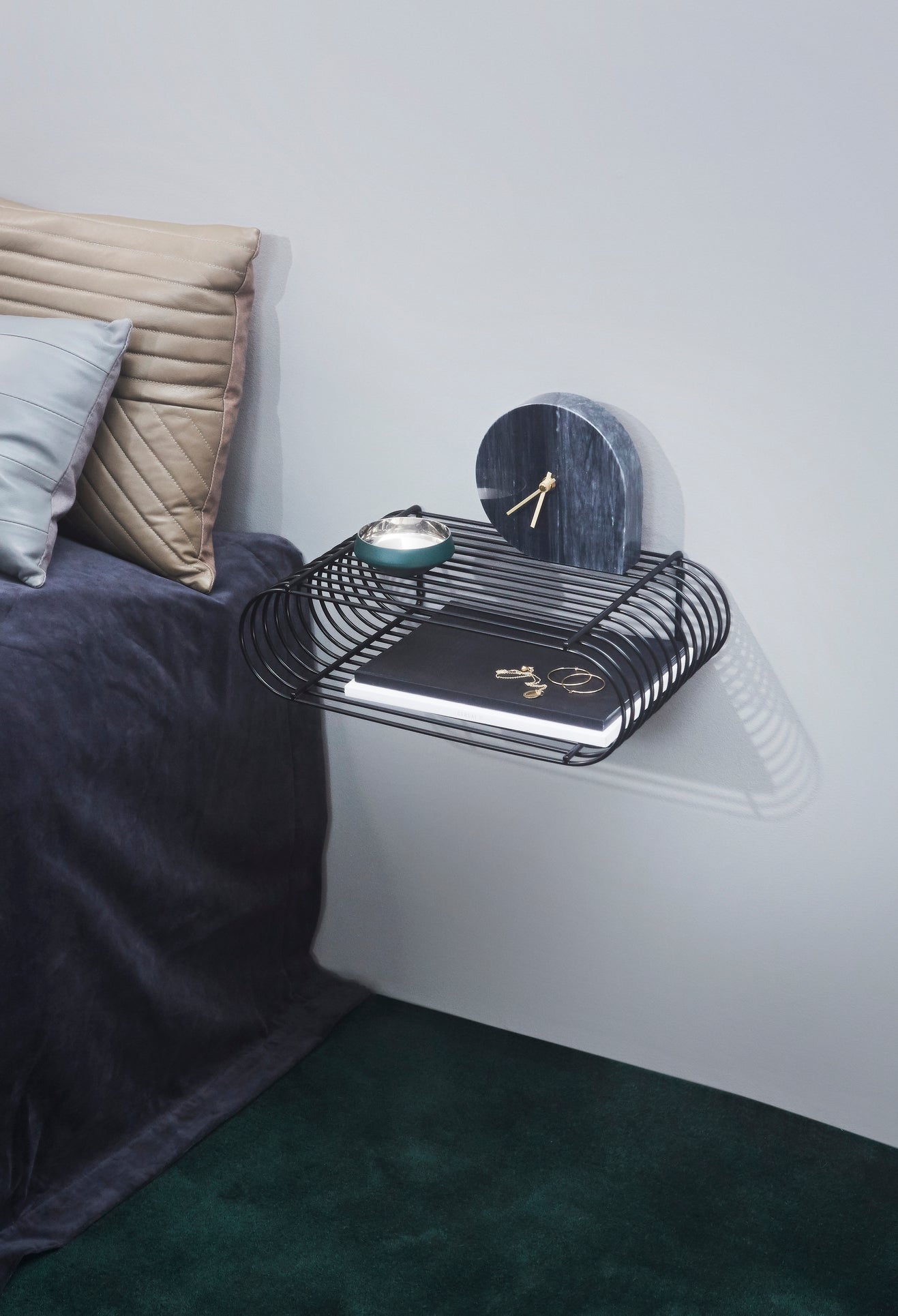 
Étagère murale design « Curva » - Noir - Petit