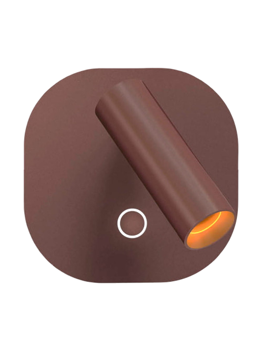 
Dimmbare LED Design Wandlampe „Biblos“ - Rostbraun