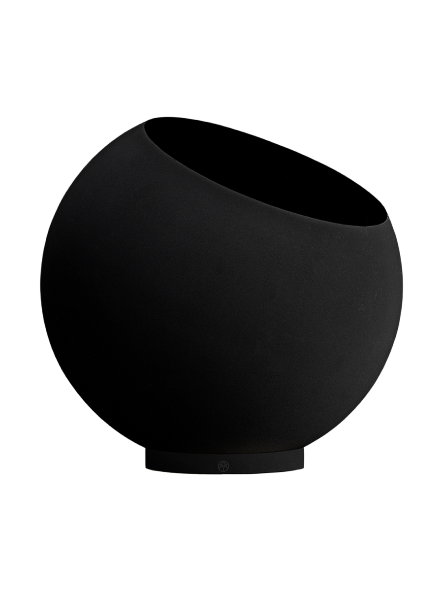 
Portavaso di design per interni/esterni „Globe“, nero - Ø 43 cm x 37,4 cm