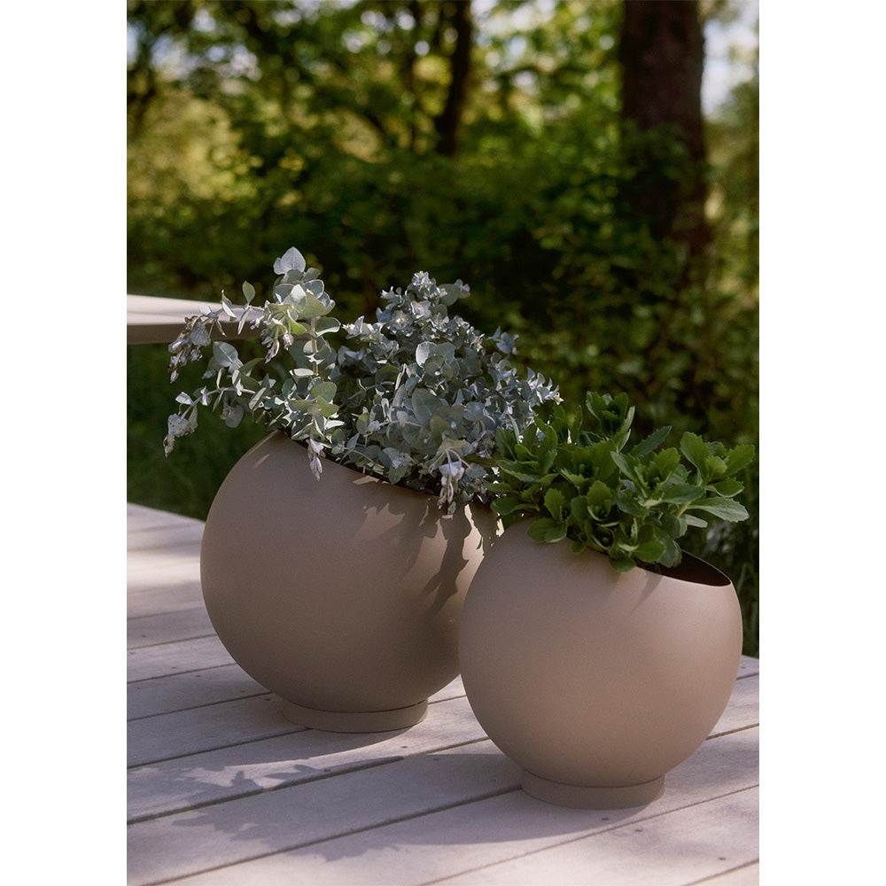 
Portavaso di design per interni/esterni „Globe“, nero - Ø 43 cm x 37,4 cm