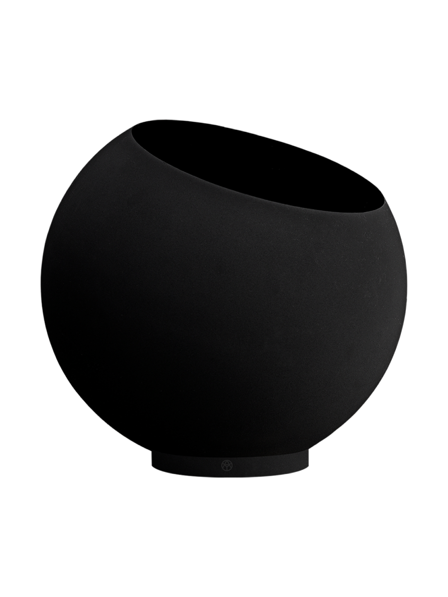 
Portavaso di design per interni/esterni „Globe“, nero - Ø 60 cm x 50 cm