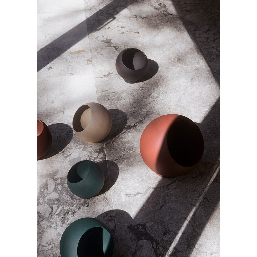 
Portavaso di design per interni/esterni „Globe“, Forest - Ø 21 cm x H 18,8 cm