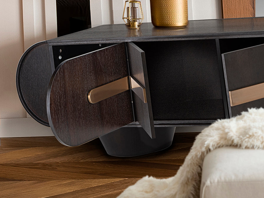
Mobile porta TV di design «Luca» a 4 ante