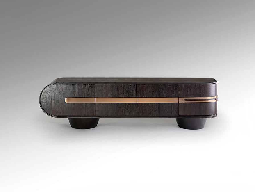 
Mobile porta TV di design «Luca» a 4 ante