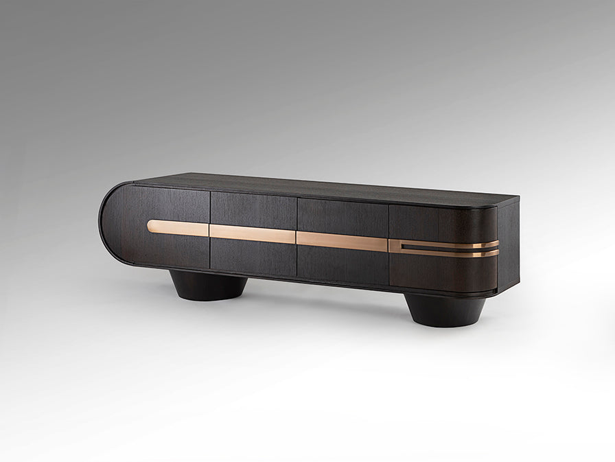 
Mobile porta TV di design «Luca» a 4 ante