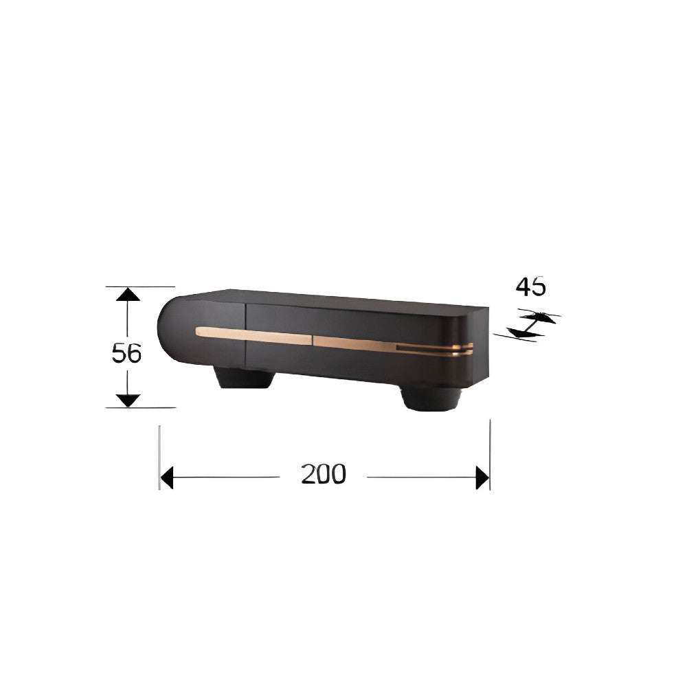 
Mobile porta TV di design «Luca» a 4 ante