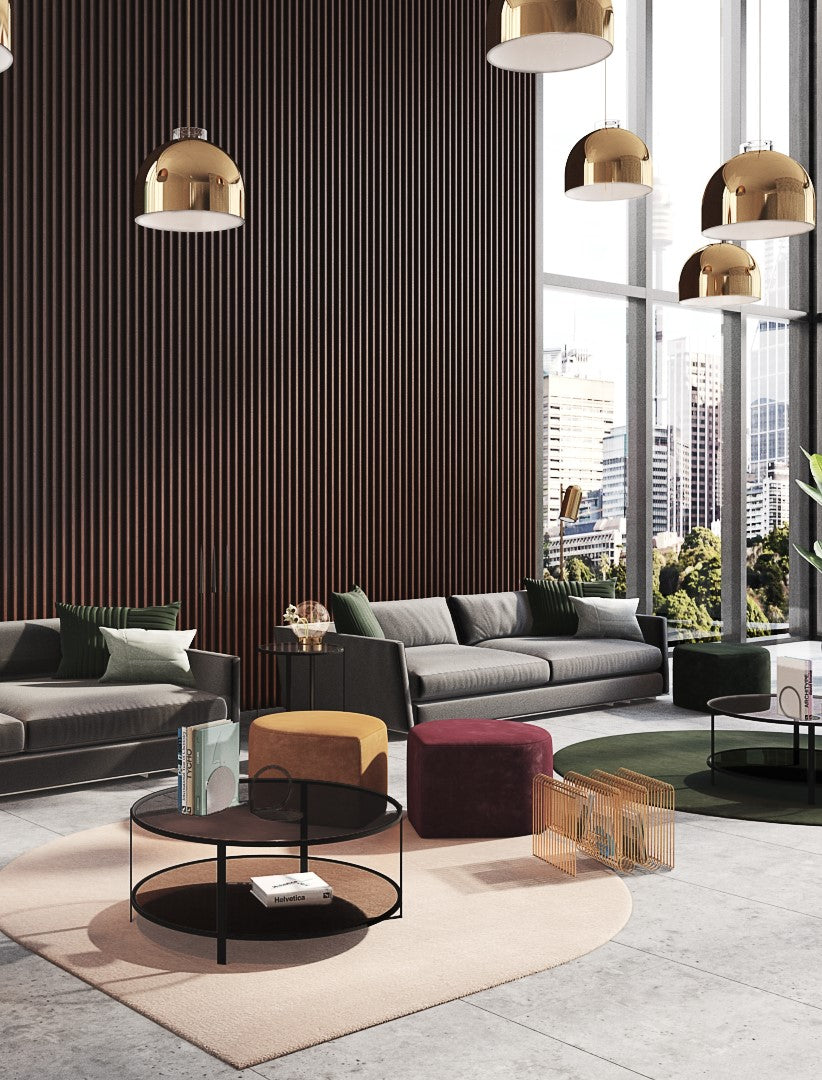 
Design Couchtisch „Fumi“ Ø 90 cm
