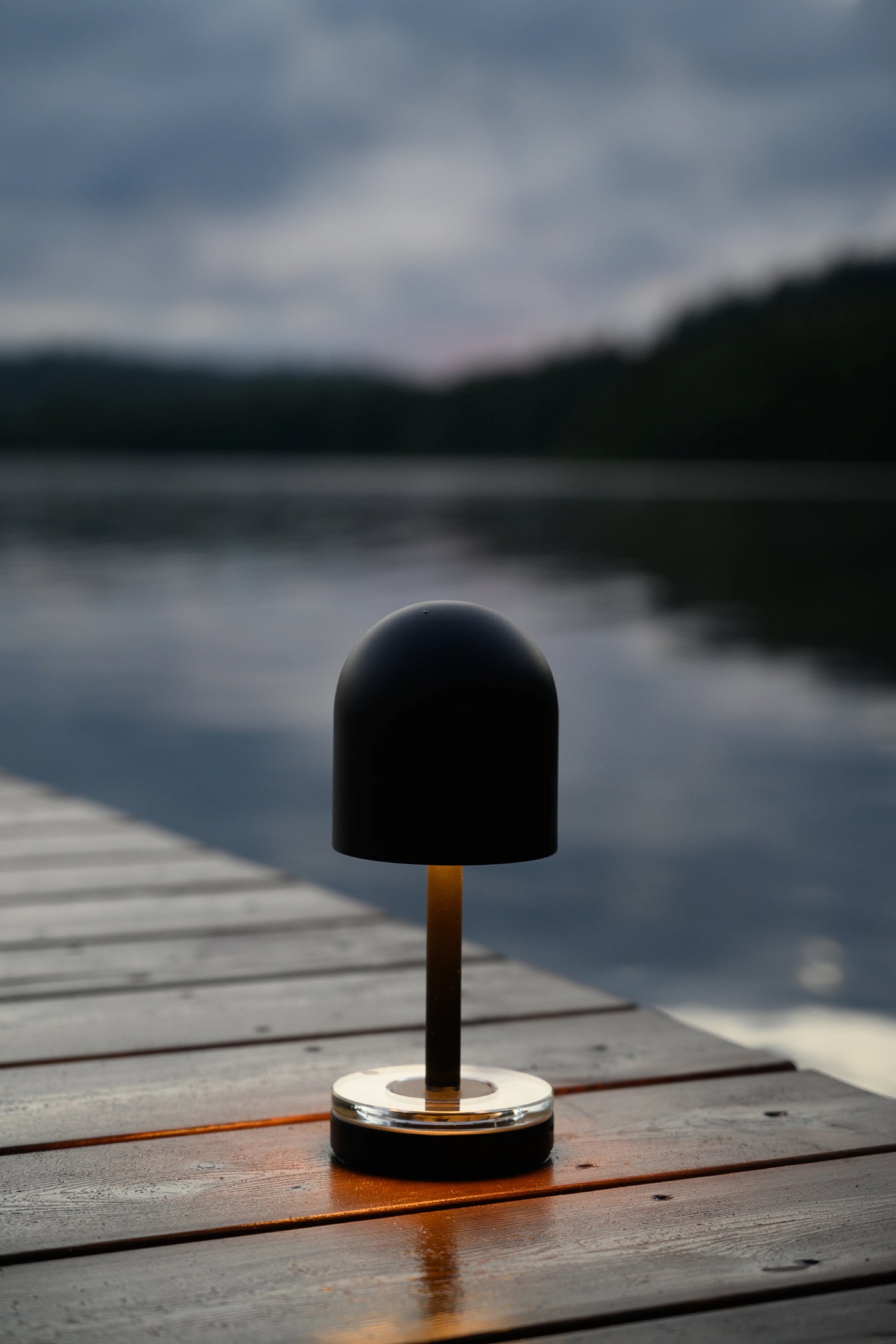 
Tragbare In-/Outdoor Akku-Tischlampe „Luceo“ Ø 9.9 x 24 cm - Schwarz