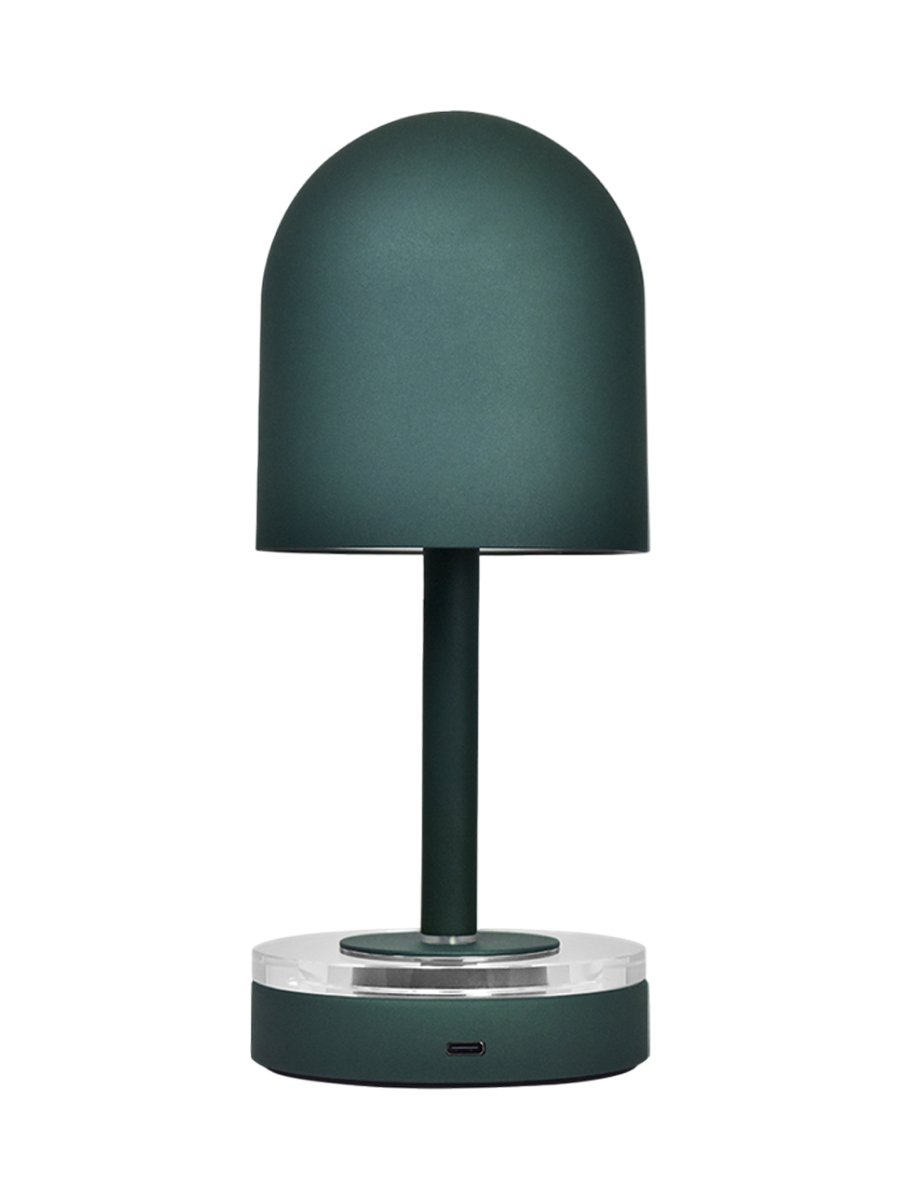 
Tragbare In-/Outdoor Akku-Tischlampe „Luceo“ Ø 9.9 x 24 cm - Forest