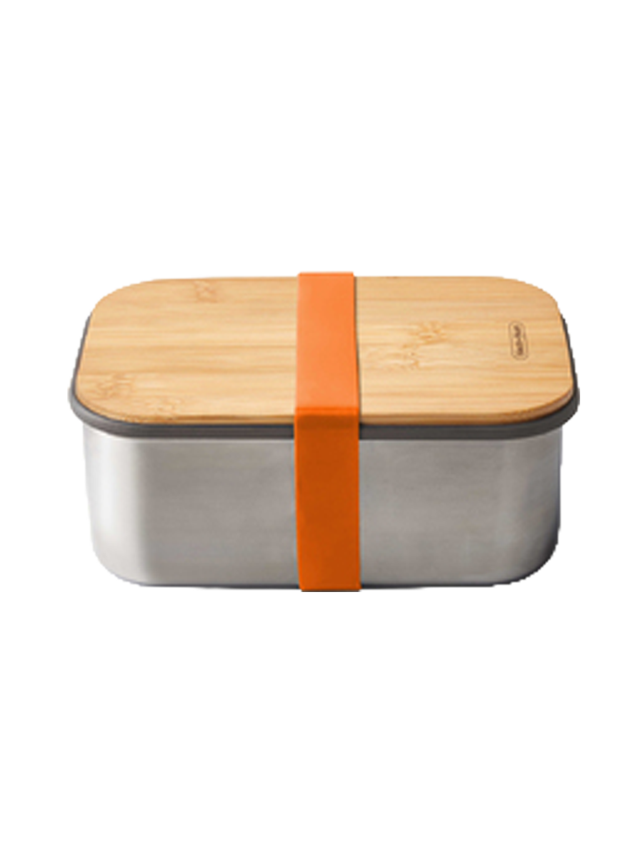 
Grande boîte à sandwichs Premium en acier inoxydable « Blum » 1250 ml - Orange