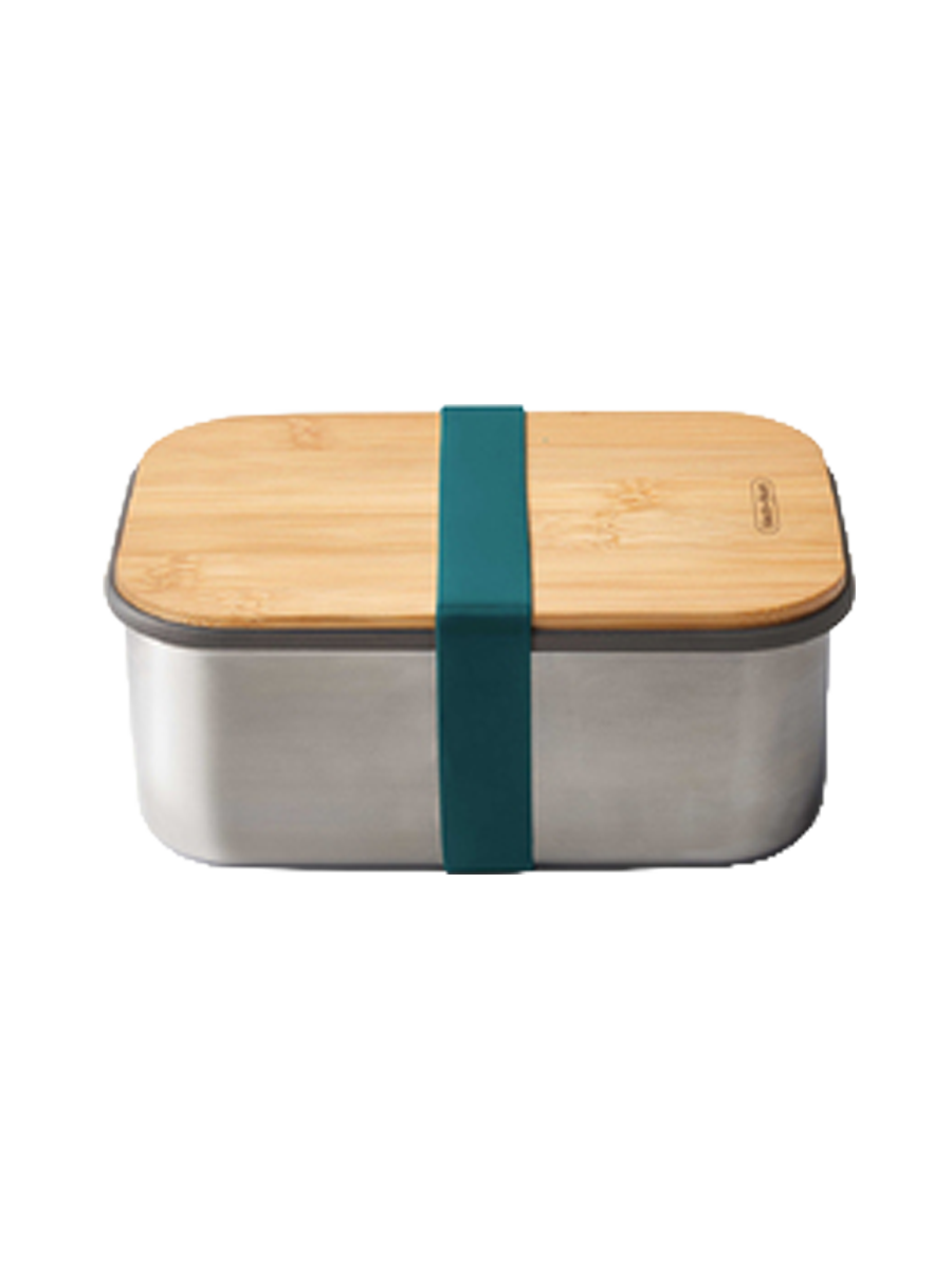 
Grande boîte à sandwichs Premium en acier inoxydable « Blum » 1250 ml - Essence