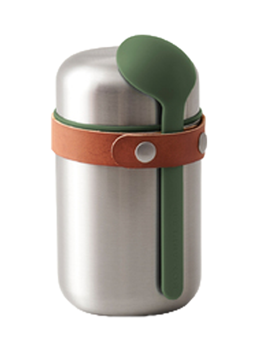 
Bouteille isotherme repas « Food Flask » en acier inoxydable de qualité supérieure, 400 ml - Vert olive