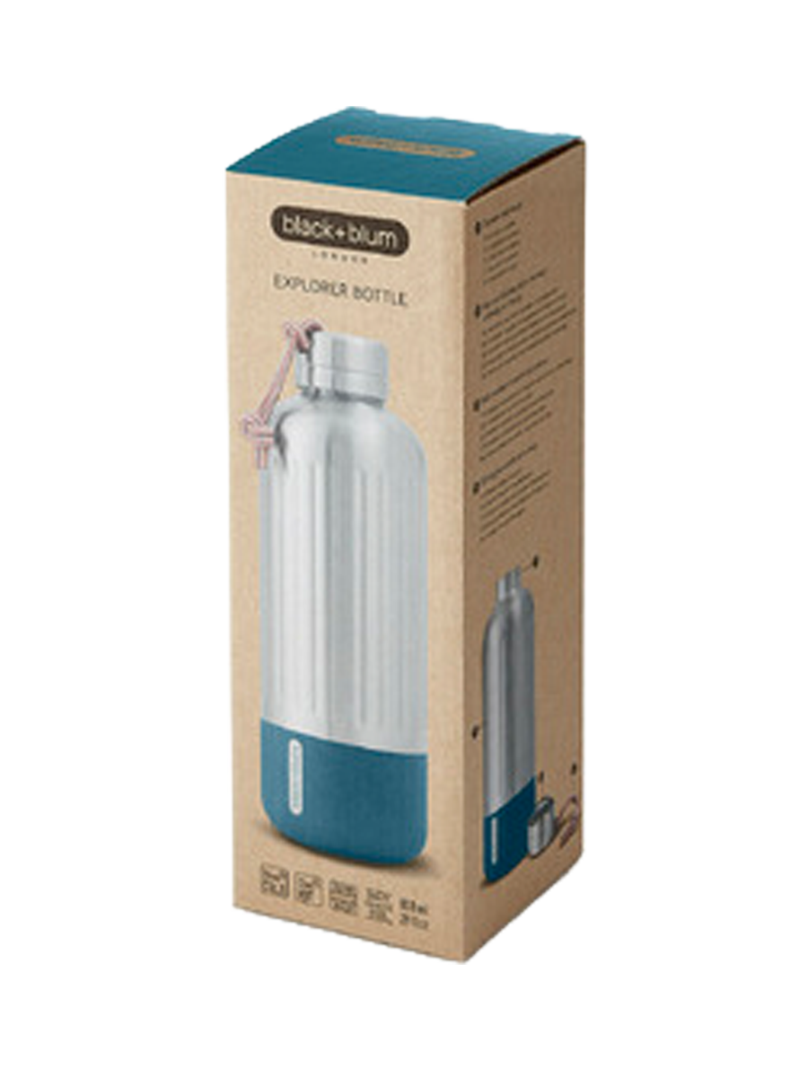 
Premium Stainless Steel Water Bottle "Explorer", 850 ml - Ocean