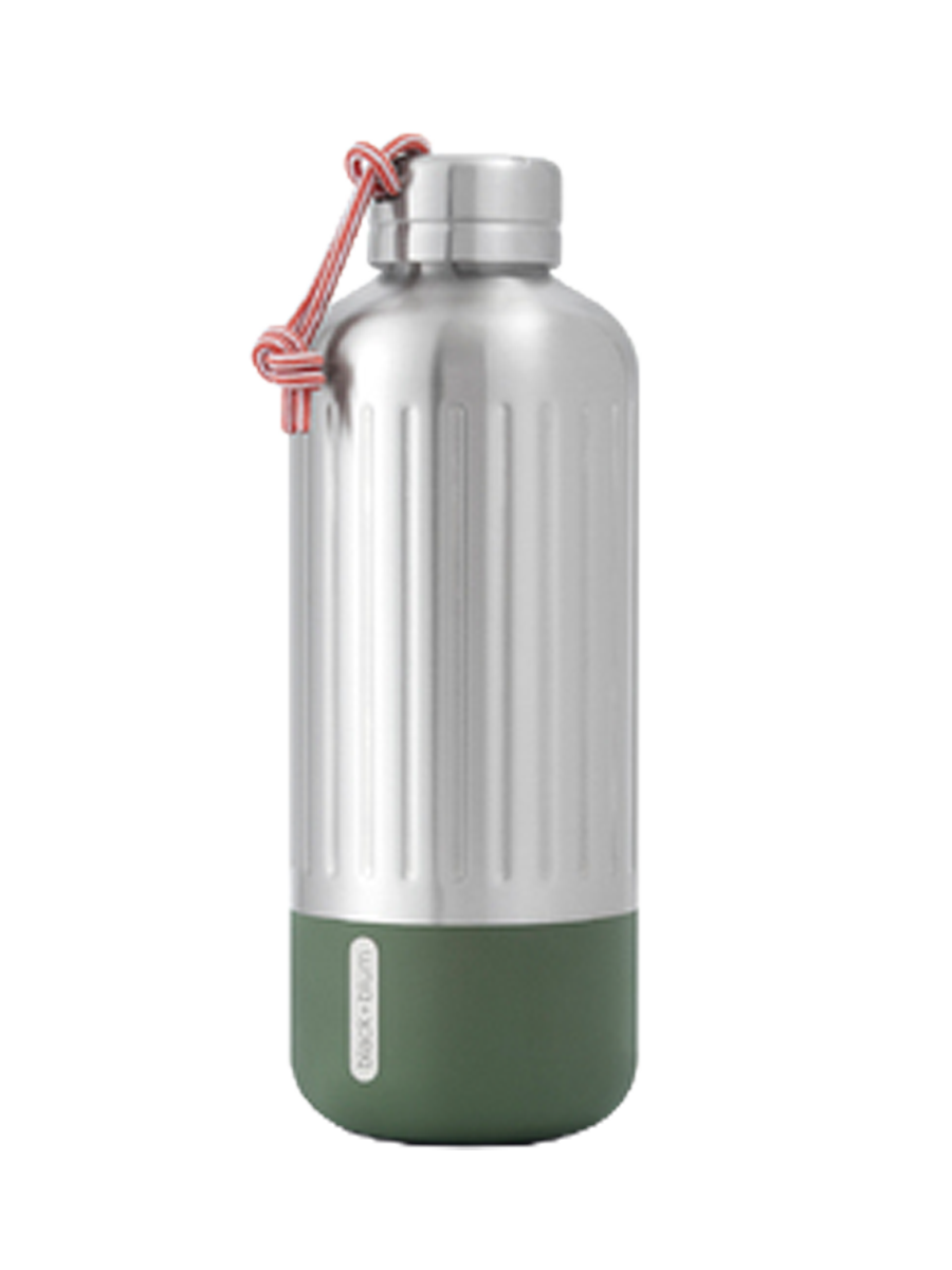 
Premium Stainless Steel Water Bottle "Explorer", 850 ml - Olive green