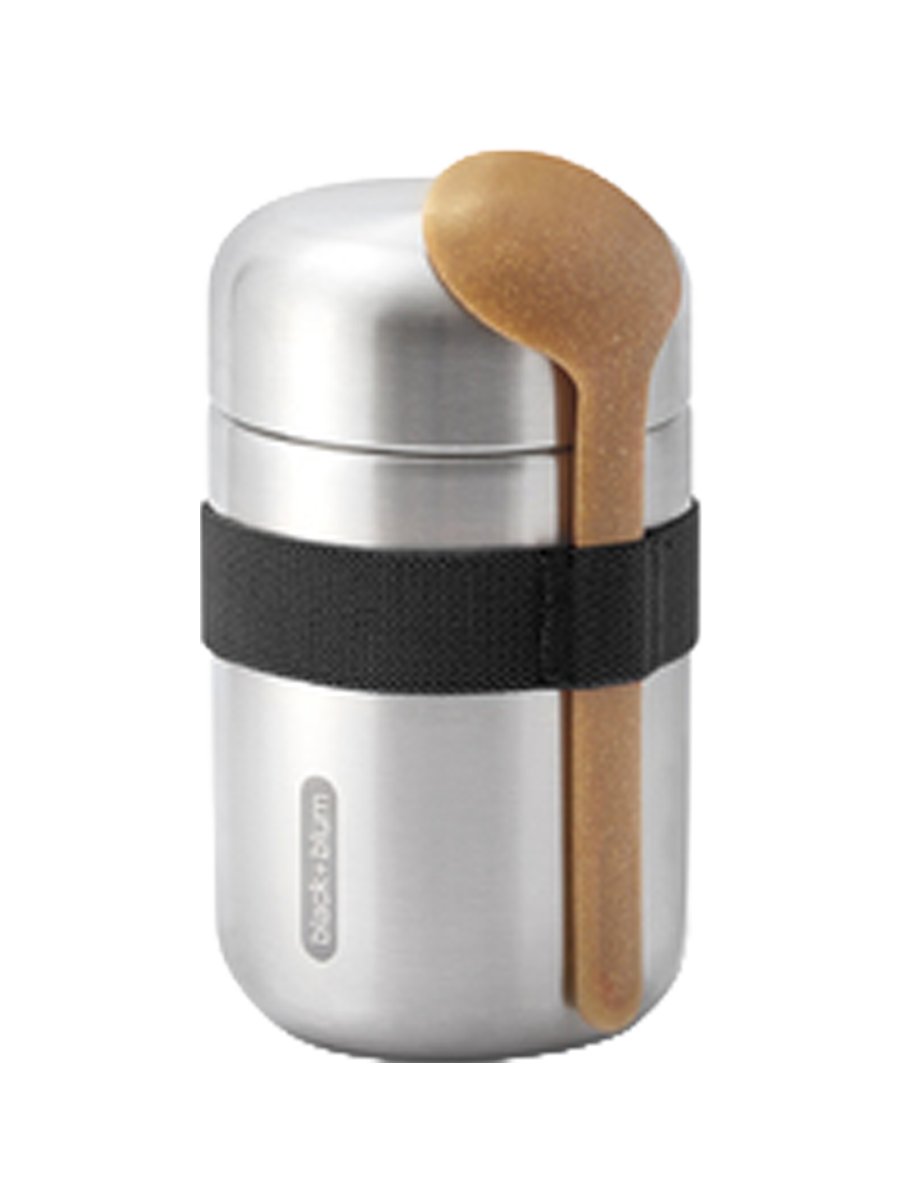 
Bouteille isotherme repas « Food Flask » en acier inoxydable de qualité supérieure, 400 ml - Noir