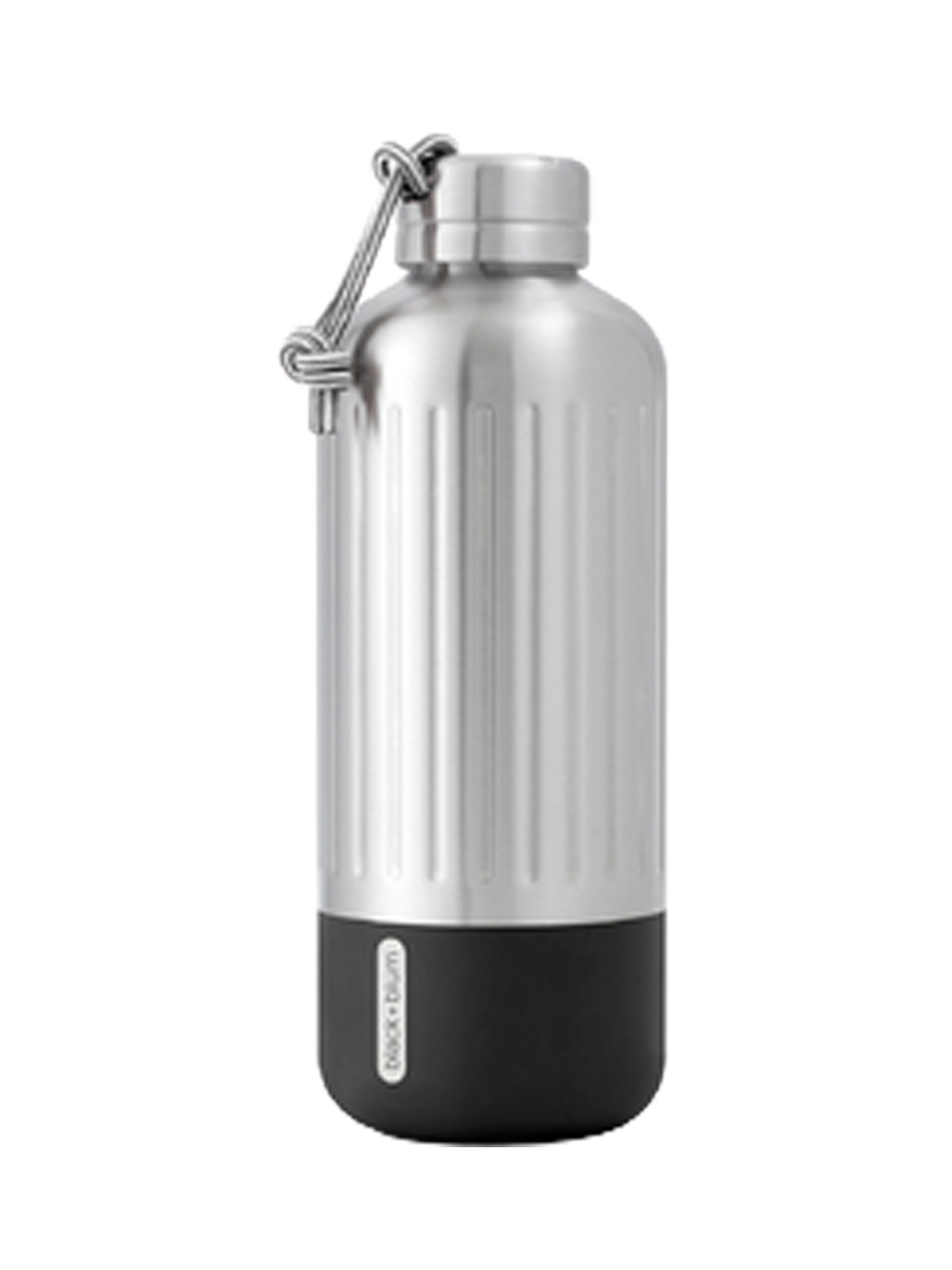 
Premium Stainless Steel Water Bottle "Explorer", 850 ml - Black