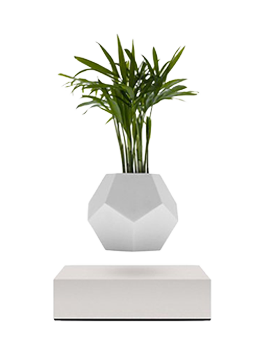 
Floating Design Object "LYFE Planter" - White