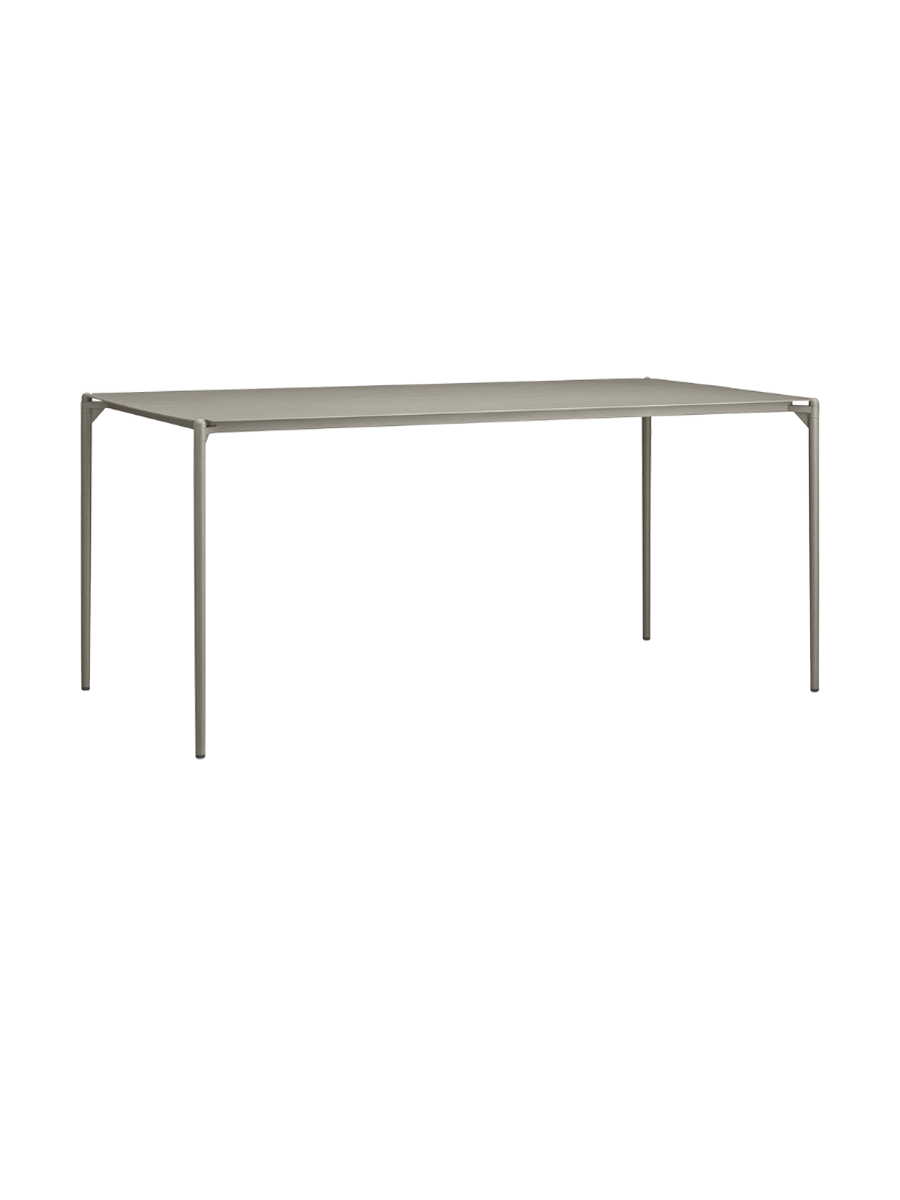 
Table à manger design intérieur/extérieur "Novo" 160 x 80 cm - Taupe