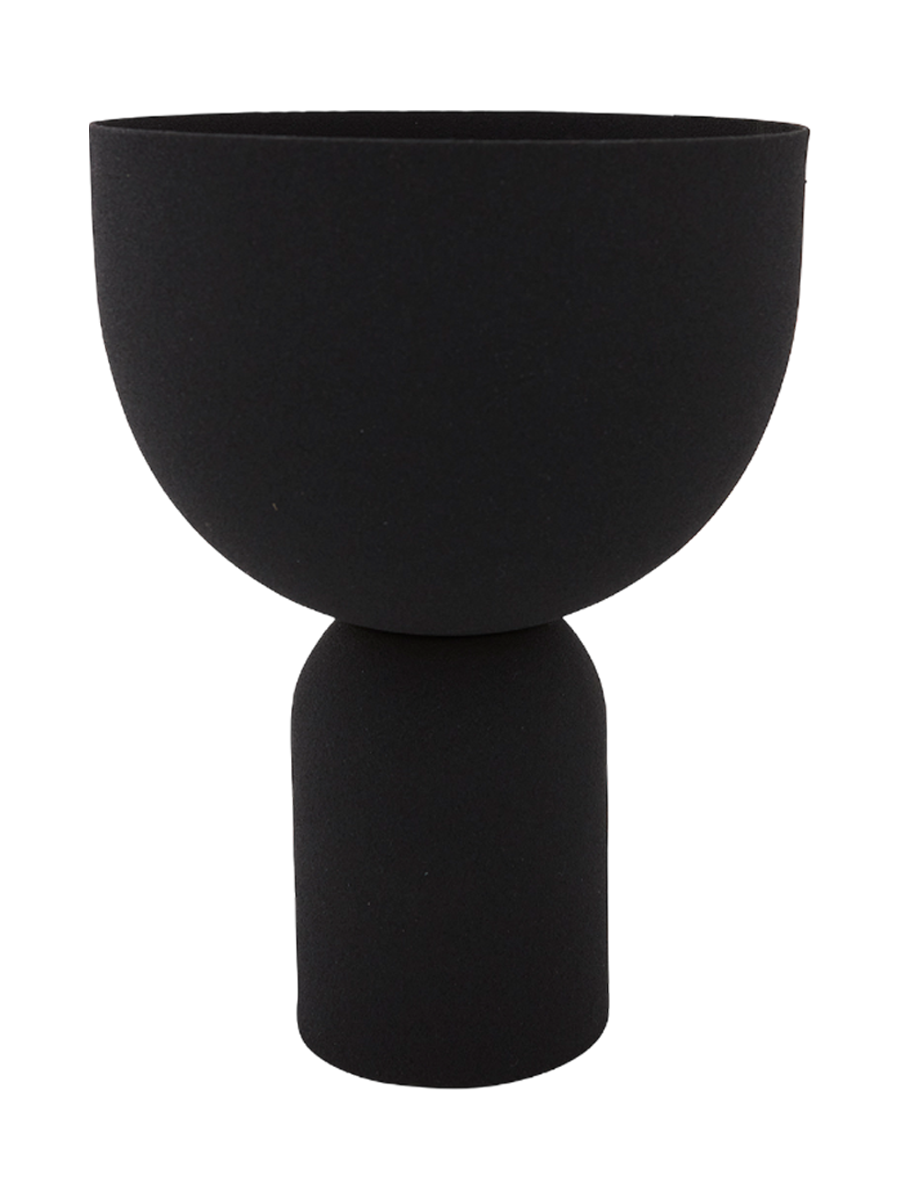 
Designer flower pot "Torus" Ø 17 x 23 cm, Black