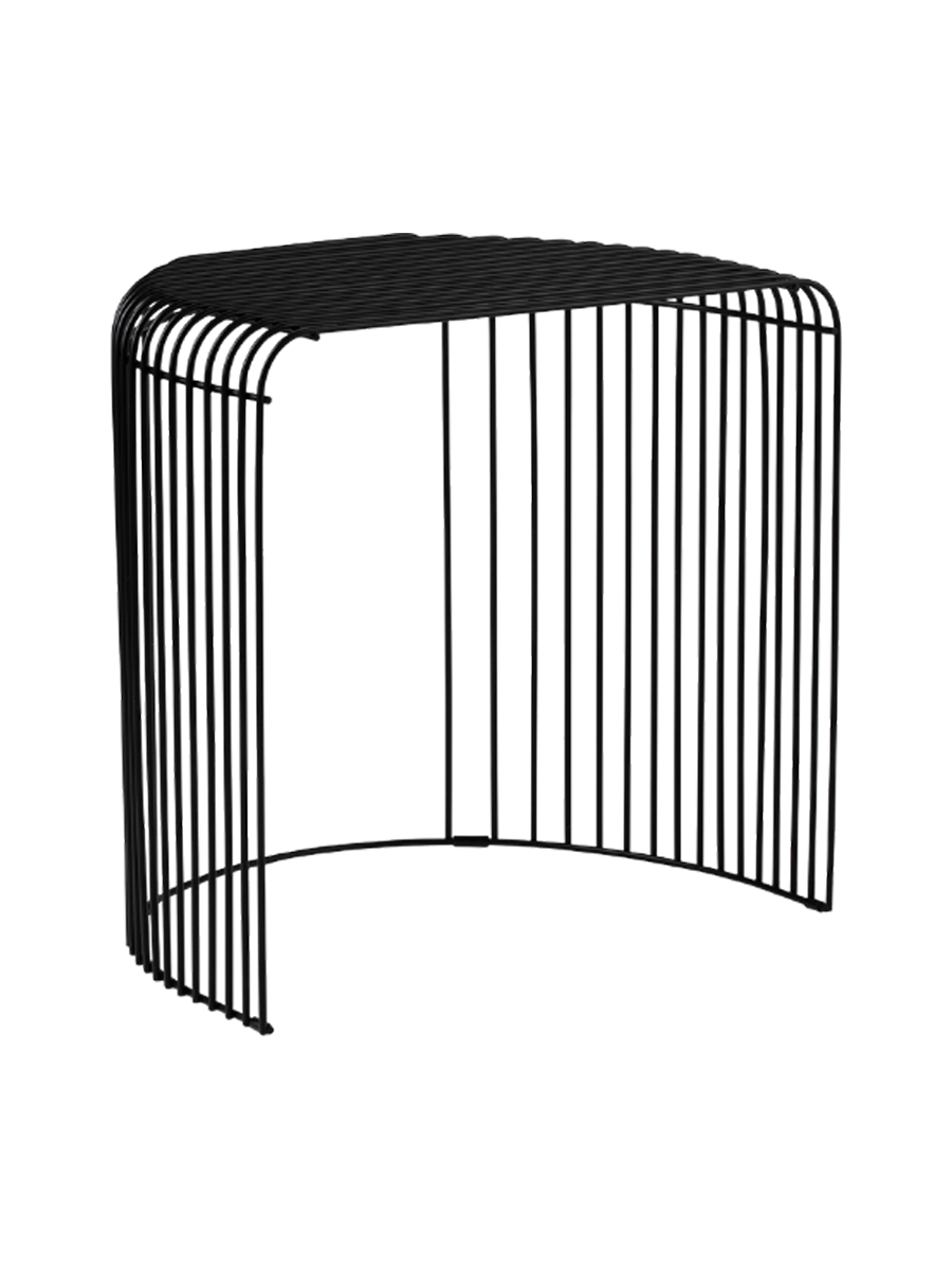 
Tavolino di design “Curva” - Nero