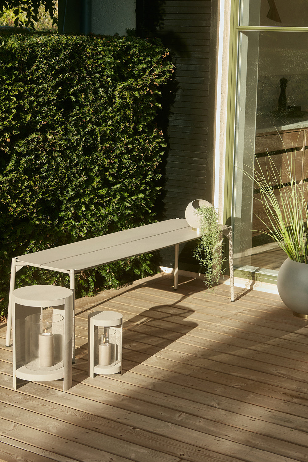 
Banc design d'intérieur/extérieur « Novo » - Taupe