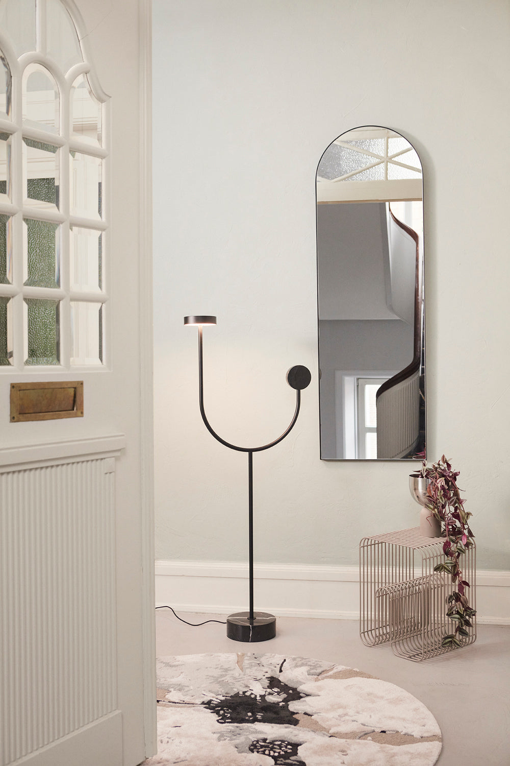 
Specchio da parete di design “Arcus”, 40 x 115 cm