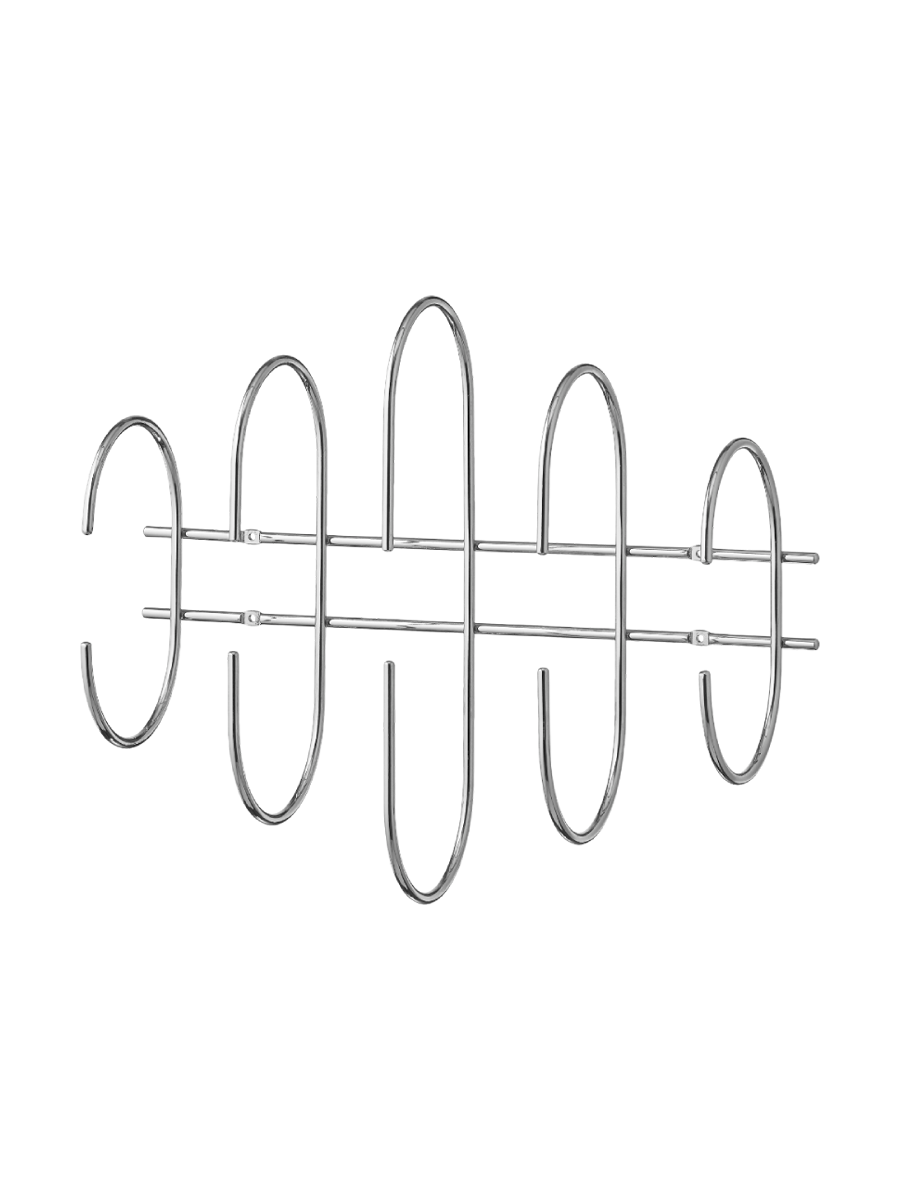 
Patère murale design « Moveo » - Medium - Argent