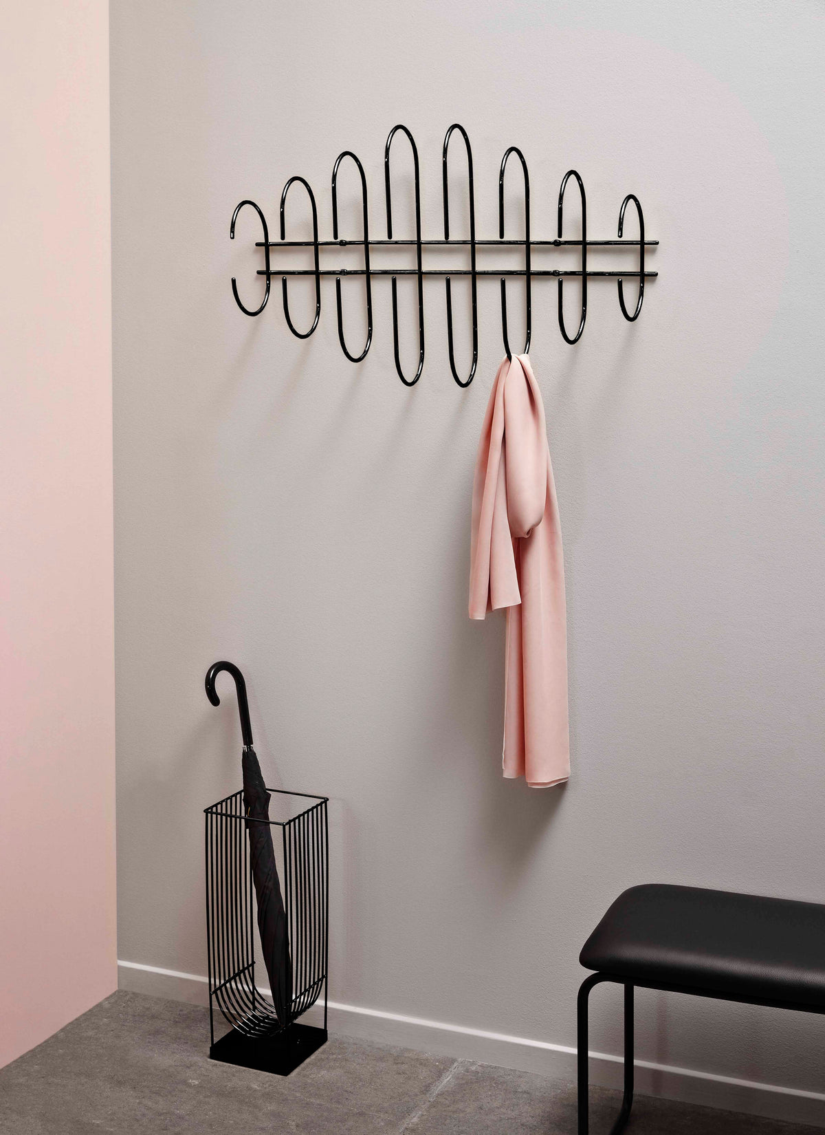 
Guardaroba da parete di design «Moveo» - Grande - Nero