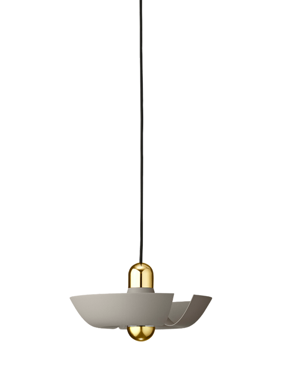 
Designer pendant lamp "Cycnus" Ø 30 cm - Taupe