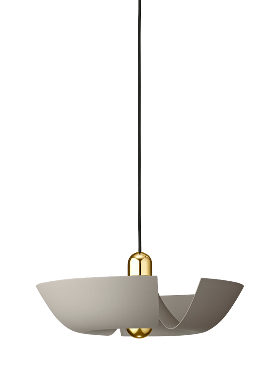 
"Cycnus" Design Pendant Lamp Ø 45 cm - Taupe