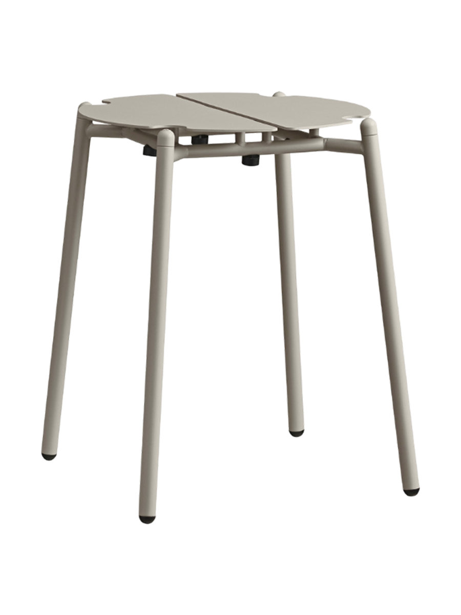 
Indoor/Outdoor Design Stool "Novo" - Taupe