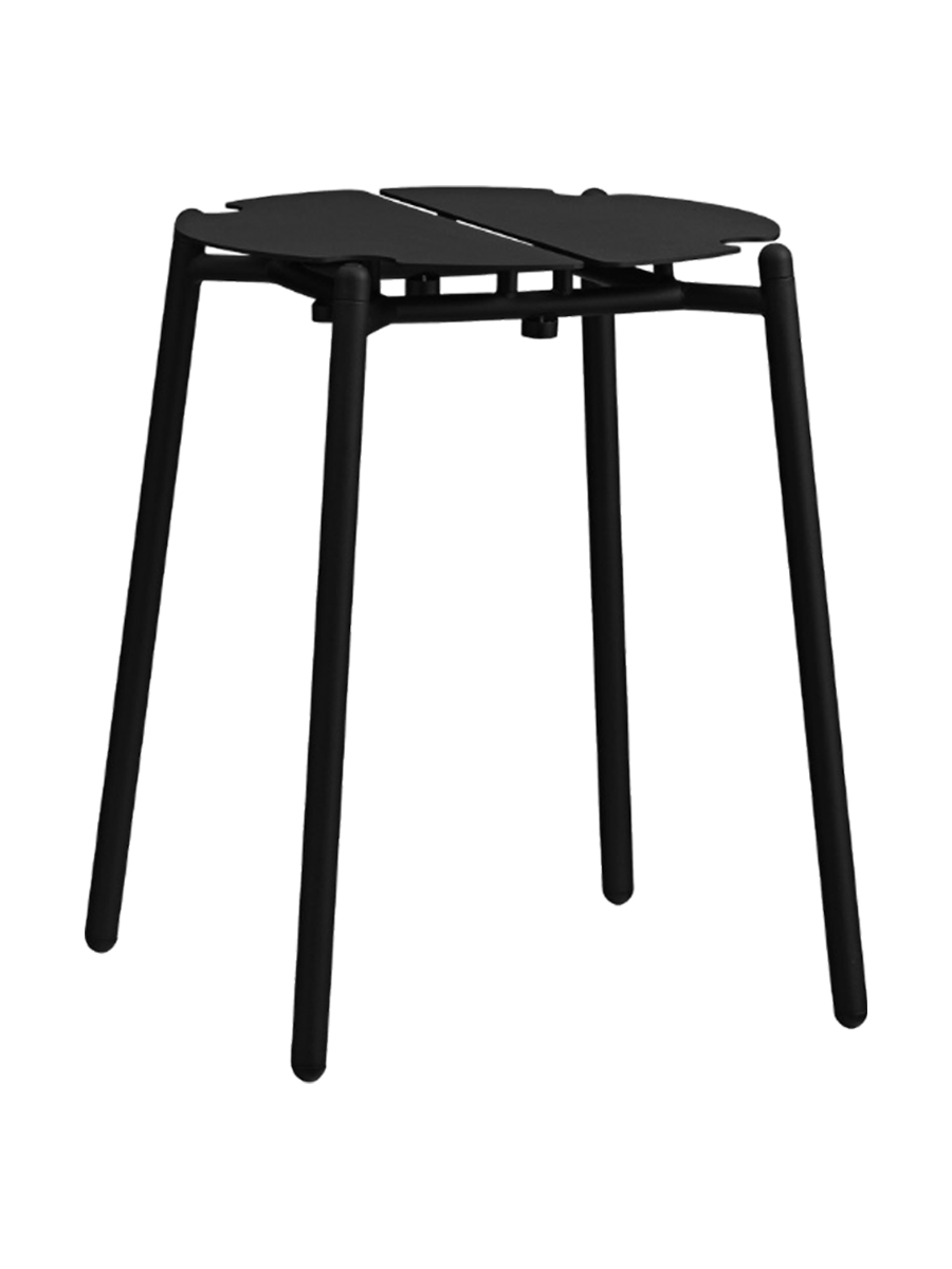 
Indoor/Outdoor Design Stool "Novo" - Black