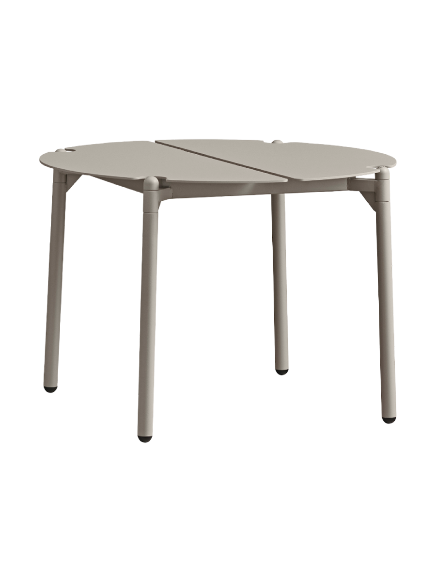 
Table d'appoint design intérieur/extérieur « Novo » Ø 50 cm - Taupe