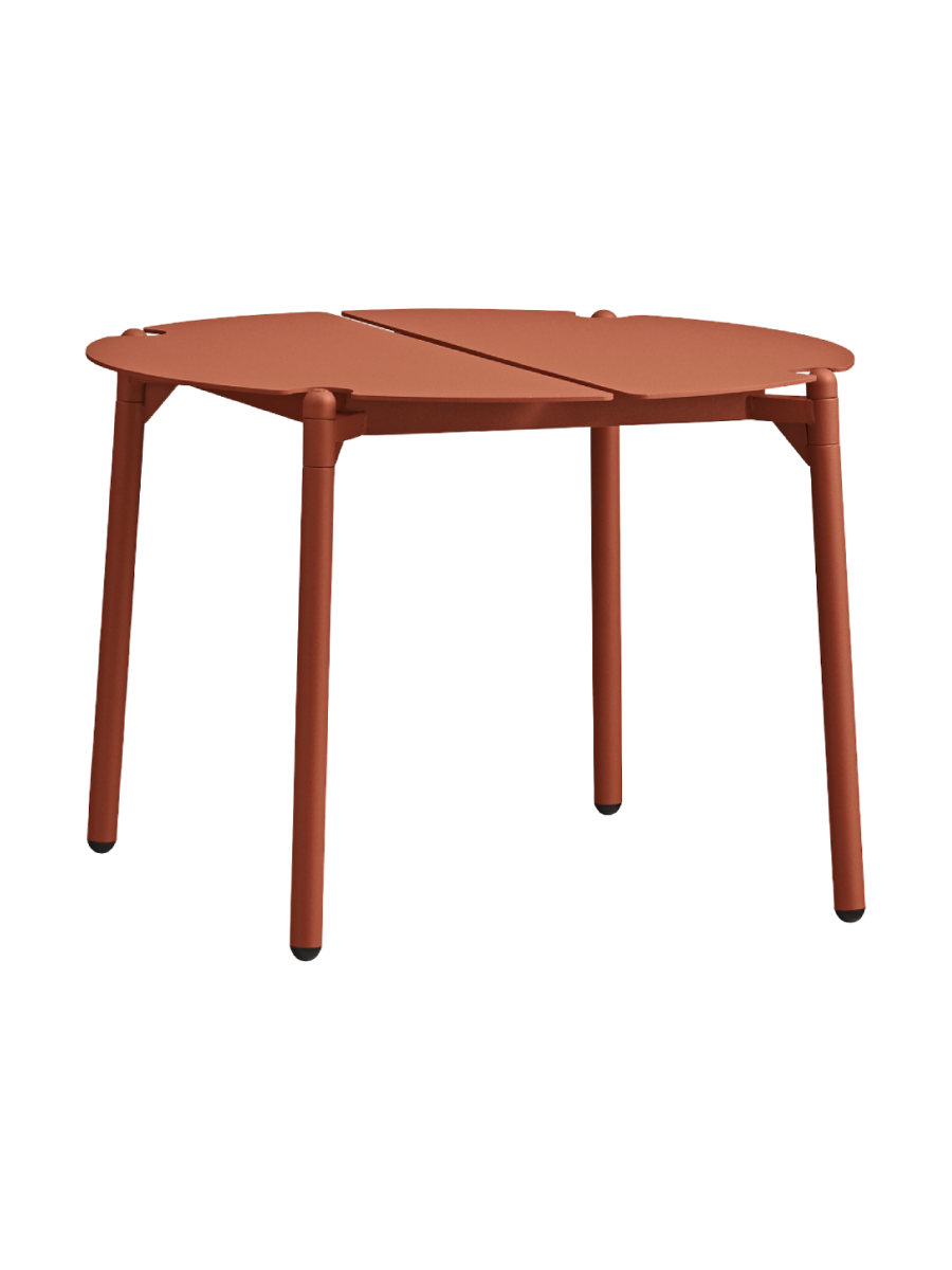 
Table d'appoint design intérieur/extérieur « Novo » Ø 50 cm - Pain d'épices