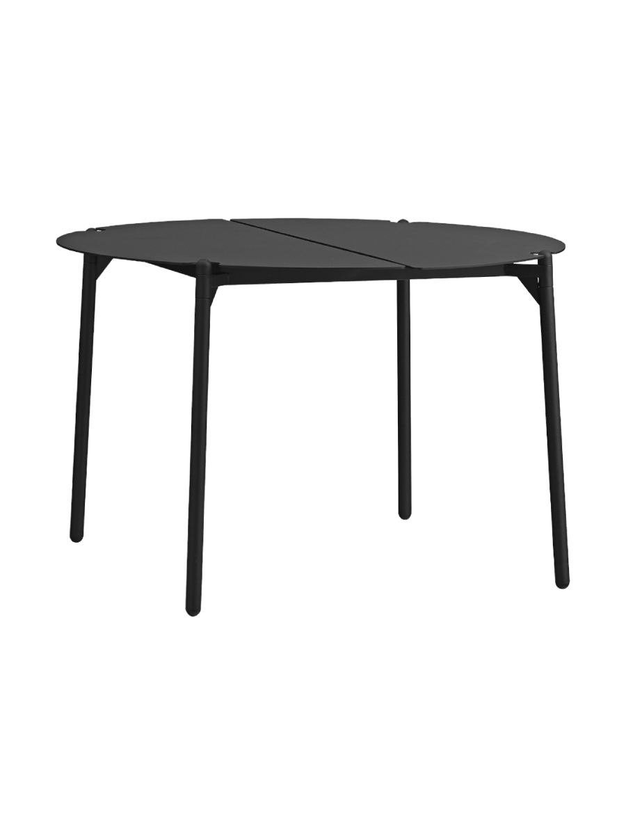 
In/-Outdoor Design Couchtisch „Novo“ Ø 70 cm - Schwarz