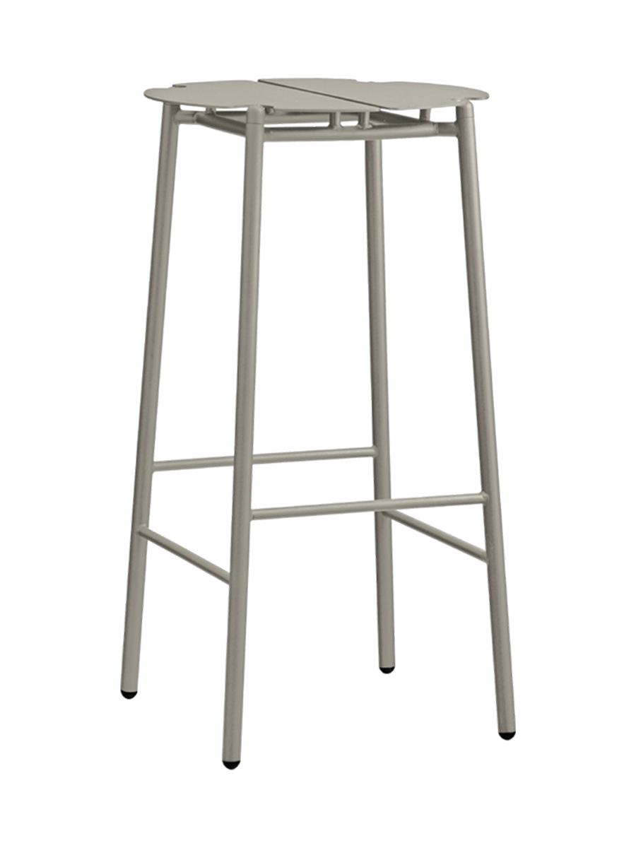 
Tabouret de bar design intérieur/extérieur « Novo » - Taupe