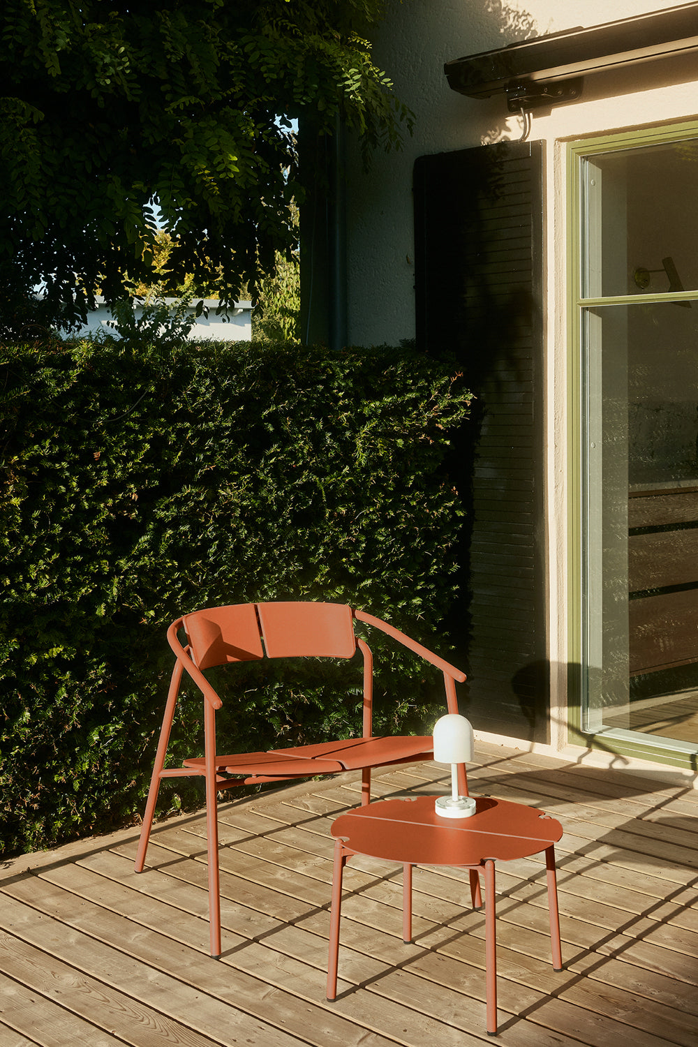 
In-/Outdoor Design Loungesessel „Novo“ - Ginger Bread