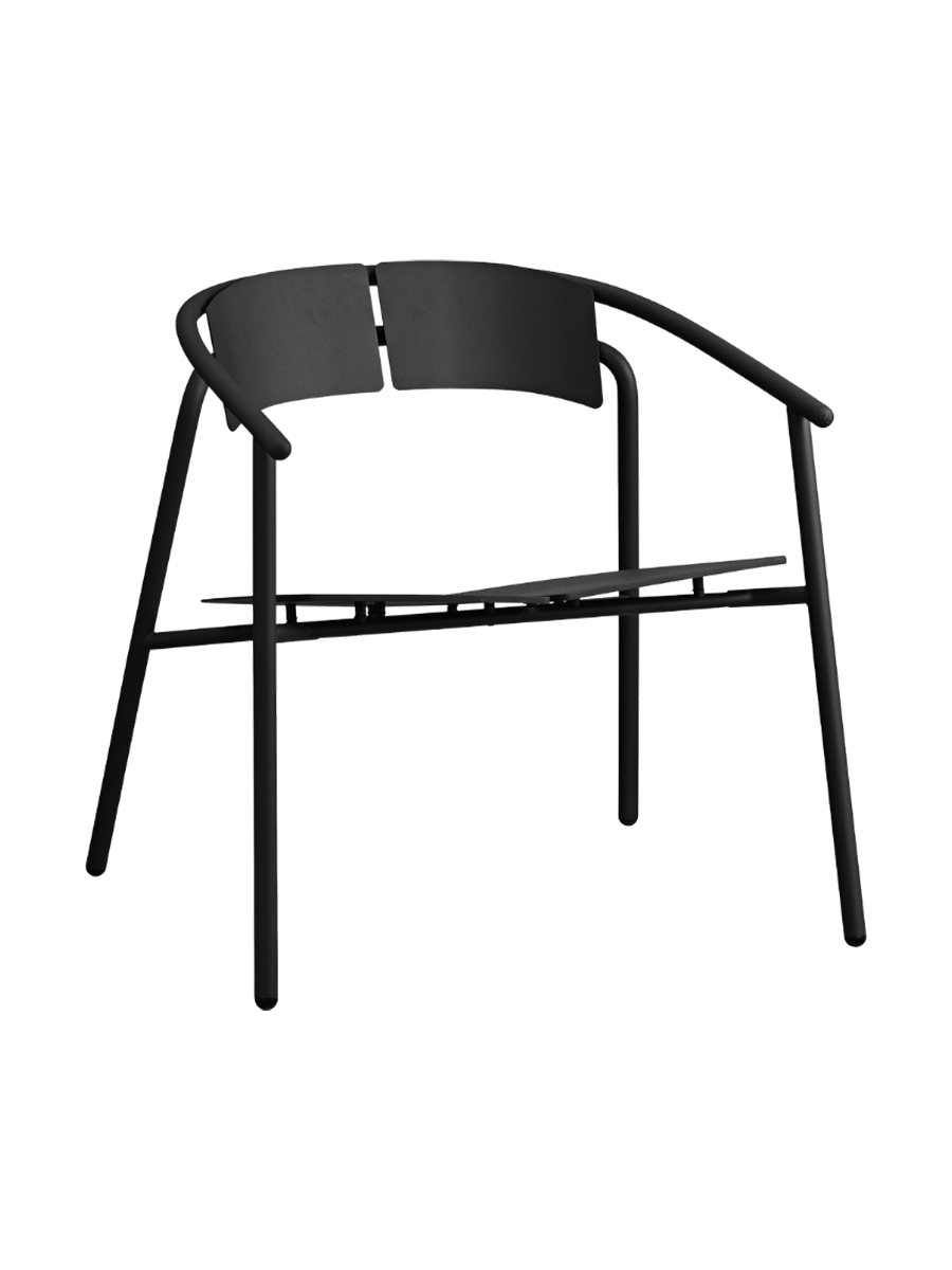 
In-/Outdoor Design Loungesessel „Novo“ - Schwarz