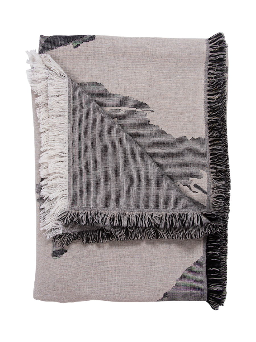 
Design Plaid „Floreo“ 170 x 130 cm